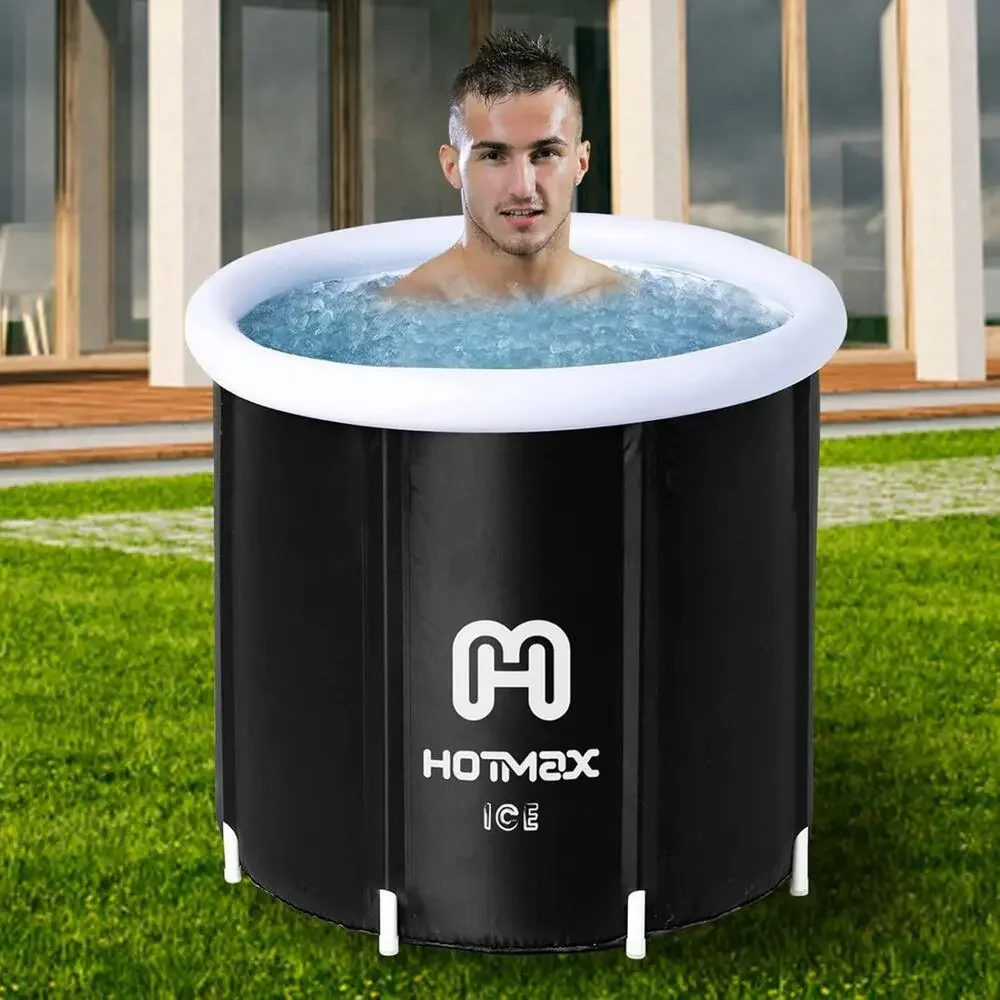 HotMax Portable Ice Bath Tub for Adults, Large Cold Plunge Tub 31.5 x 31.5 x 29.